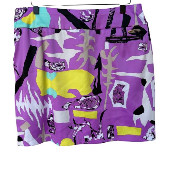 Jamie Sadock Athletic Skort Golf Athleisure Pastel 80's Miami Vice Vibes size 12 - Picture 11 of 11